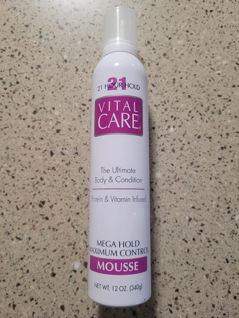 1 Vital Care The Ultimate Body & Condition Mega Hold Maximum Control Mousse